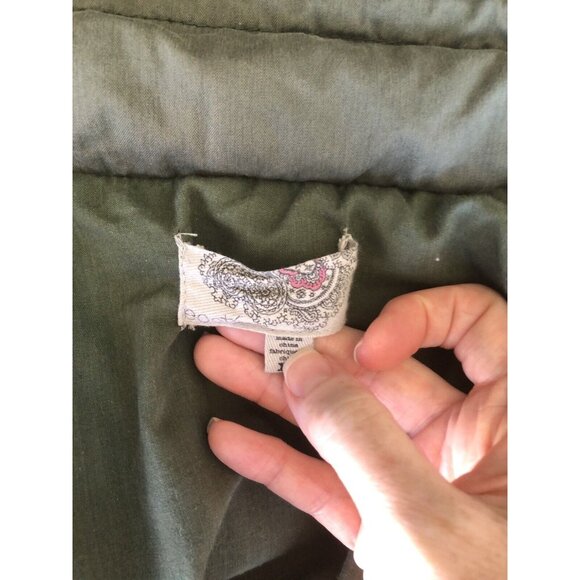 Urban Outfitters Ecote Women's XS Green Classic Military Utility Jacket (flaw) - Picture 11 of 12